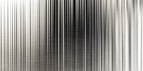 Obraz premium Monochromatic Elegance: A minimalist, abstract composition of vertical lines, forming a sophisticated study in textures and tones, with emphasis on the interplay of light and shadow.