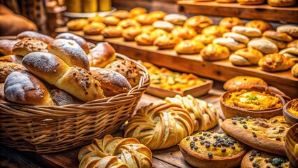 Italian Stuffed Bread Photography: Delicious Pagnotta Ripiena di Pasta Images