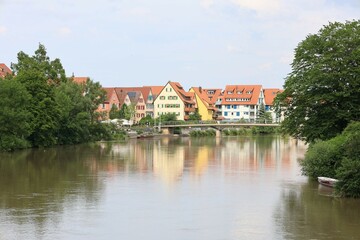 Fototapeta premium Blick in die Altstadt von Rottenburg am Neckar in Baden-Württemberg