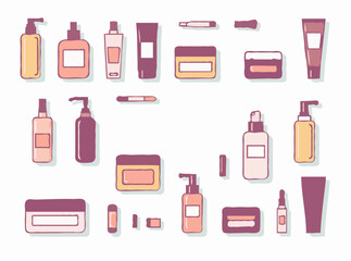 Cosmetic Products Collection Design
