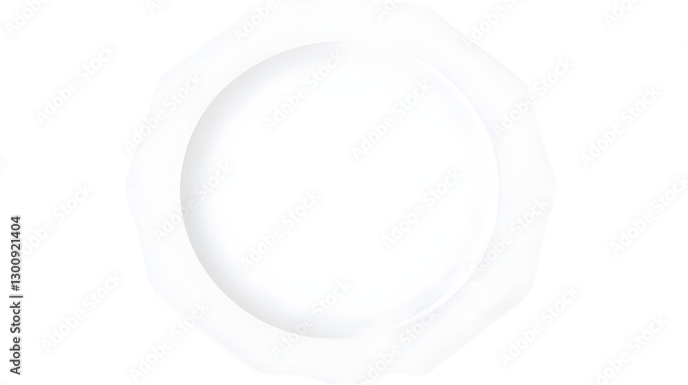 Poster elegant and sophisticated white porcelain plate with a delicate embossed pattern along the rim showc