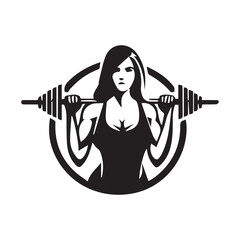 woman lifting weights