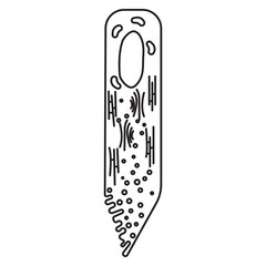 Amelobast secretory phase line icon