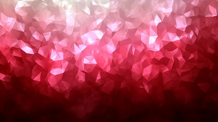 Abstract Red And Pink Polygonal Background