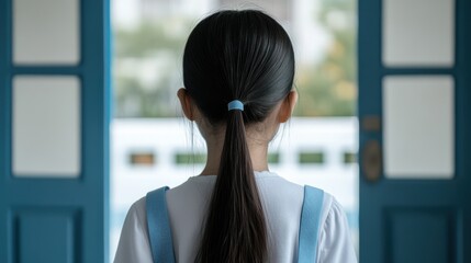 A child afraid of social interactions due to bullying at school. Pressure from the environment and society. Living in isolation.