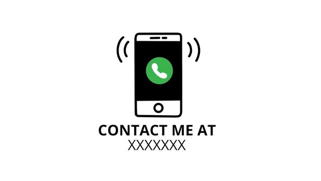 Contact Me Via Telephone Reminder Template