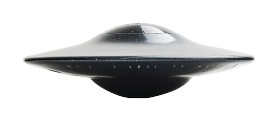 Unique design of a flying saucer inspired by classic science fiction, perfect for themed events or decor, cut out