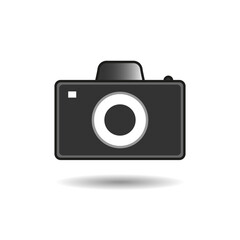 Mobile phone camera icon on a white background. Camera symbol. EPS10.