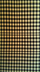 Textured Checkered Pattern: An eye-level shot presents a seamless arrangement of squares, woven to create a captivating checkered pattern, adding depth and visual texture.