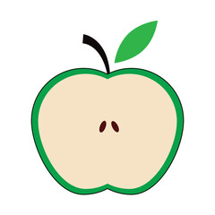 APPLE icon illustration design template