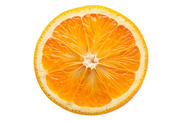 fresh orange slice image isolated on white