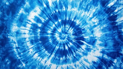 Abstract tie-dye background with blue and white colors, creating an artistic pattern