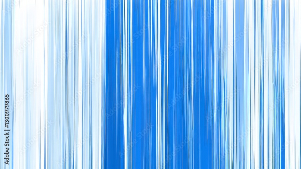 Wall mural a blue and white striped pattern, with thick lines of varying density, creates an abstract backgroun