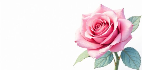 Fototapeta premium Soft pastel watercolor rose bouquet on white background, vector, flower