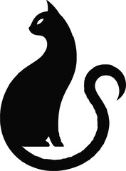 cat vector silhouettes