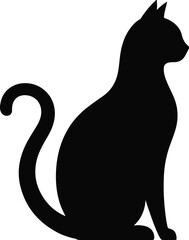 cat vector silhouettes