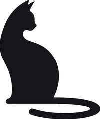 cat vector silhouettes