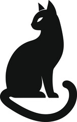 cat vector silhouettes