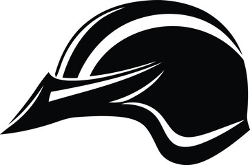 Modern and stylized motorcycle helmets silhouette vector art, stylized motorcycle helmets line art vector, stylized motorcycle helmets vector icon design