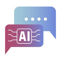 Artificial Intelligence Chat Bot Clipart