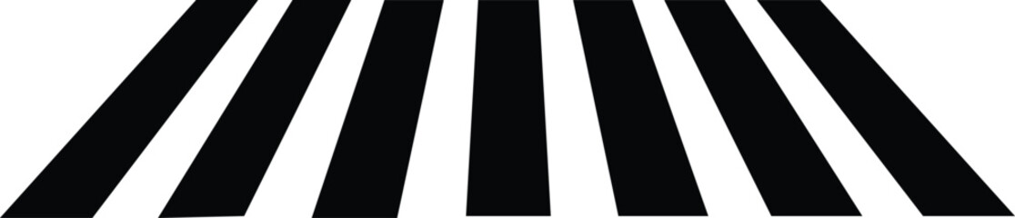 black and white striped background Pedestrian crosswalk icon
