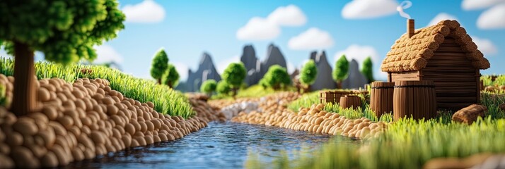 natural resources concept showcasing an environmental ecosystem in nature in all its glory