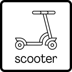 Transportation Coloring Flash Cards