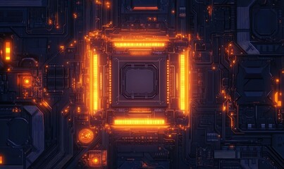 Abstract digital art piece that appears to be An illustration showcasing