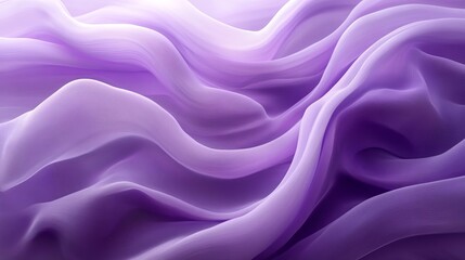 Fototapeta premium close up of abstract flowing purple fabric.