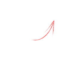  Red arrow with transparent background