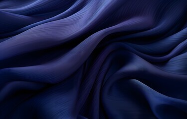 Obraz premium dark blue satin silk background. fabric with blue and black lines