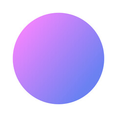 Fototapeta premium Round gradient circle design element