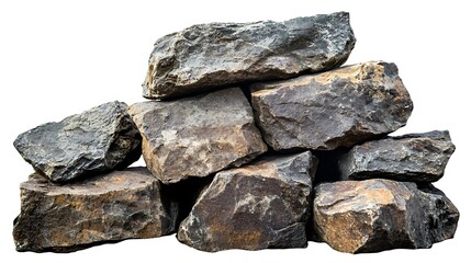 Pile of Stones: A textured collection of various sizes and shapes, creating a sense of rustic charm and geological beauty.