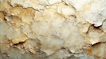 Fototapeta premium Saturated pastel beige colored low contrast concrete textured background. Empty colorful wall texture with copy space for text overlay and mockups. - color trend.