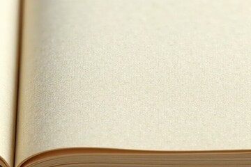 Creamy book page textile, subtle embossed texture, craft, delicate, elegant