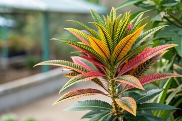 palm tree leaves