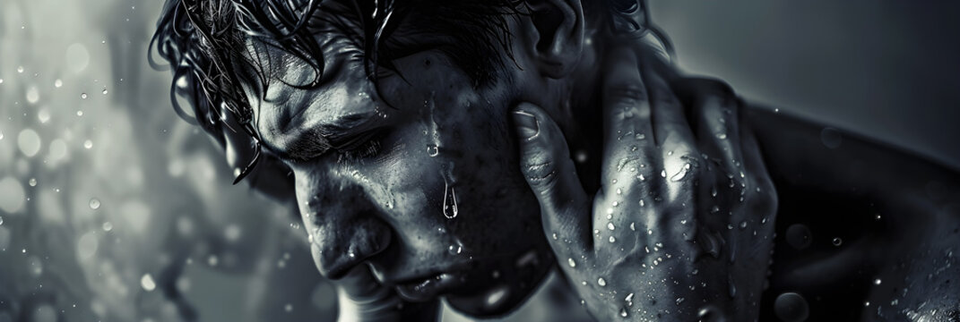 Graphic Illustration of Person Experiencing Suboxone Withdrawal Symptoms