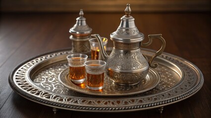 Celebrating ramadan middle eastern tea ceremony home spiritual gathering intimate moments traditions