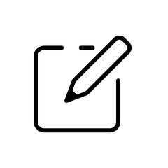 pencil, edit - vector icon