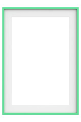 Obraz premium Picture frame. Portrait frame. 3D illustration.