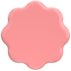 Price tag. Text box. 3D illustration.