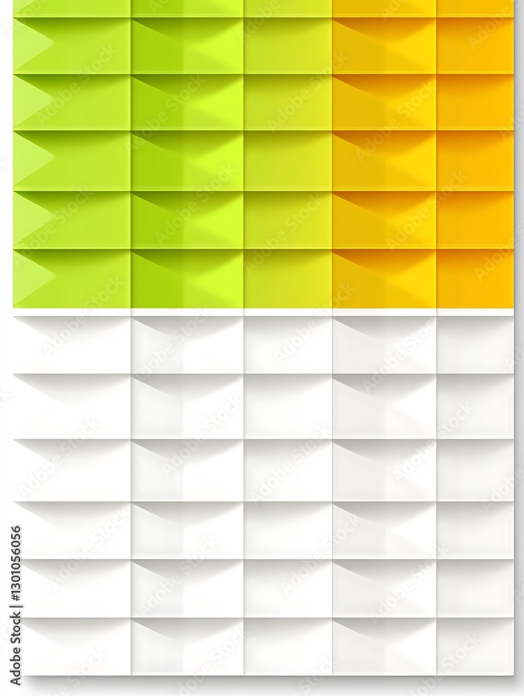 Poster modern three-dimensional patterned background with an alternating color palette