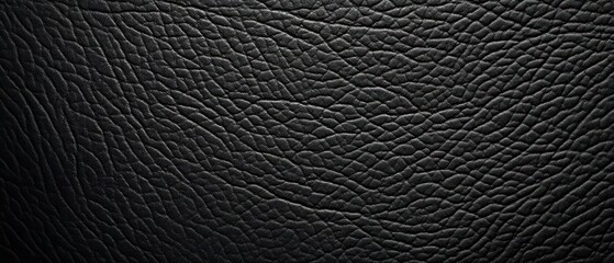Textured Black Material Close Up