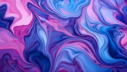 형형색색의 물감이 자연스럽게 섞이며 마블링 효과를 형성하는 패턴