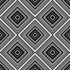 seamless geometric pattern Triangle, square, circle, heart, grid, black and white, line, flower