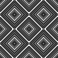 seamless geometric pattern Triangle, square, circle, heart, grid, black and white, line, flower