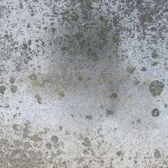 Background of destroyed concrete path, gray concrete, concrete texture, close-up. Natural photo. Old concrete slab