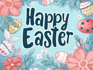 An Easter gift card. Generative AI