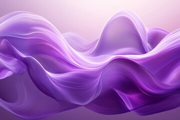 abstract flowing purple fabric with gentle curves and soft lighting.
