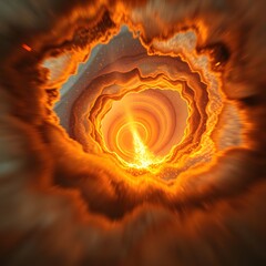 Surreal Nebula Meteor Flow